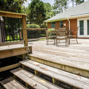 Deck removal and demolition on old decks