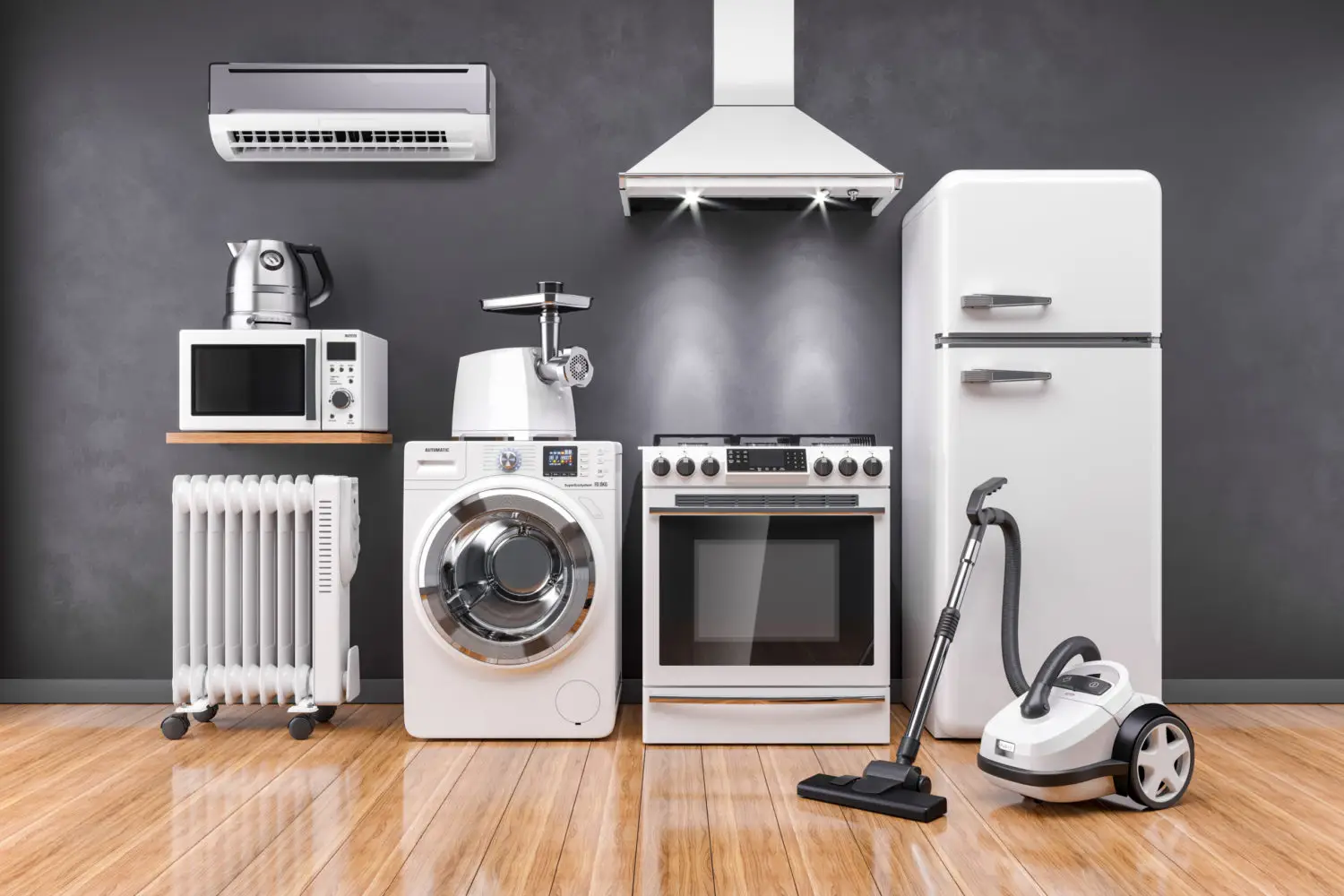 appliances to be removed