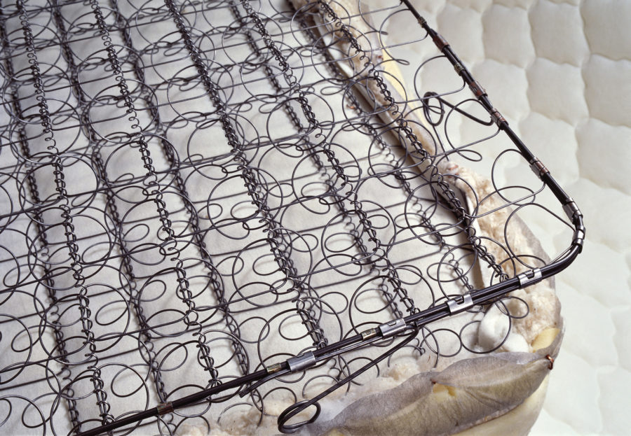 box spring old unwanted for recycling