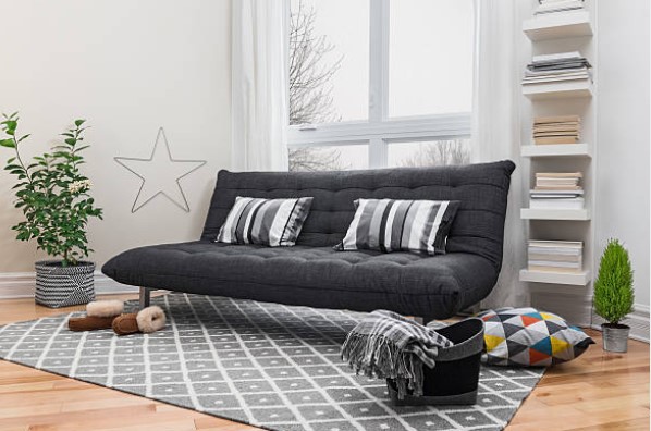 old futon mattress and frame that needs to be hauled off