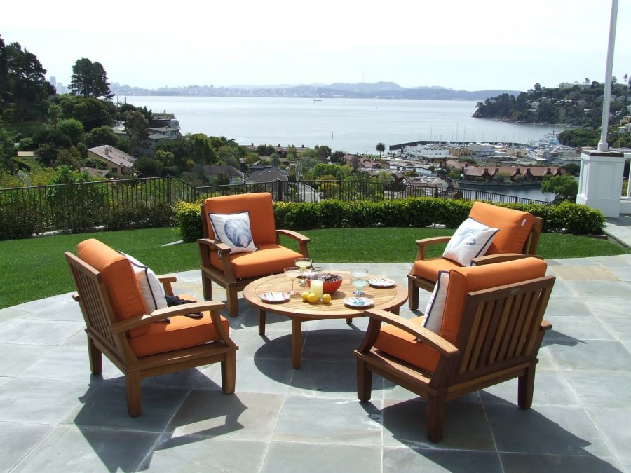 patio furniture that is outdated and needs to be removed