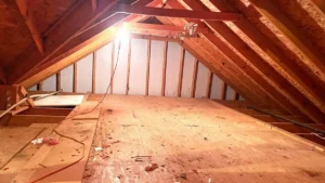 how to clean out your attic
