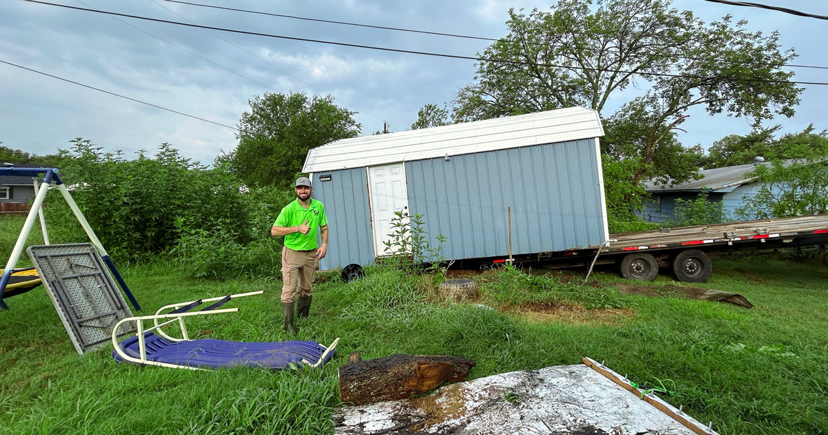 Summer Backyard Cleanouts: What We Take and How It Works