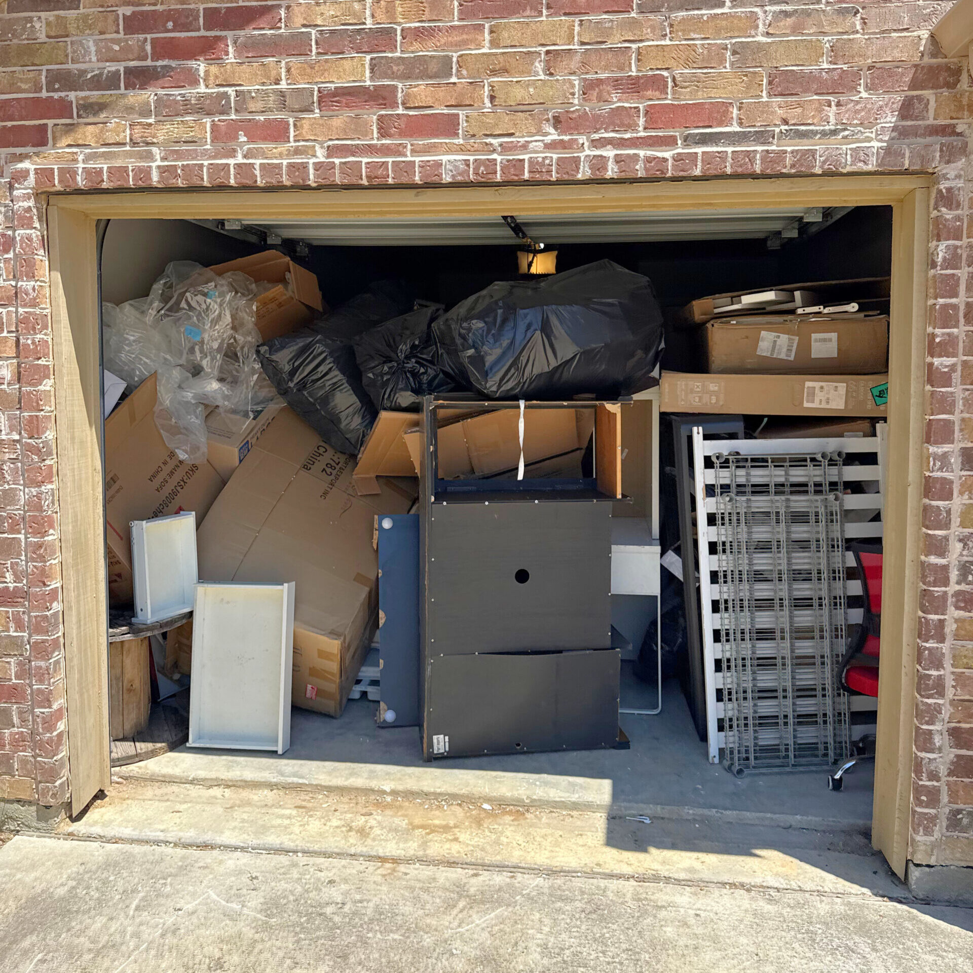 Before Garage Cleanout