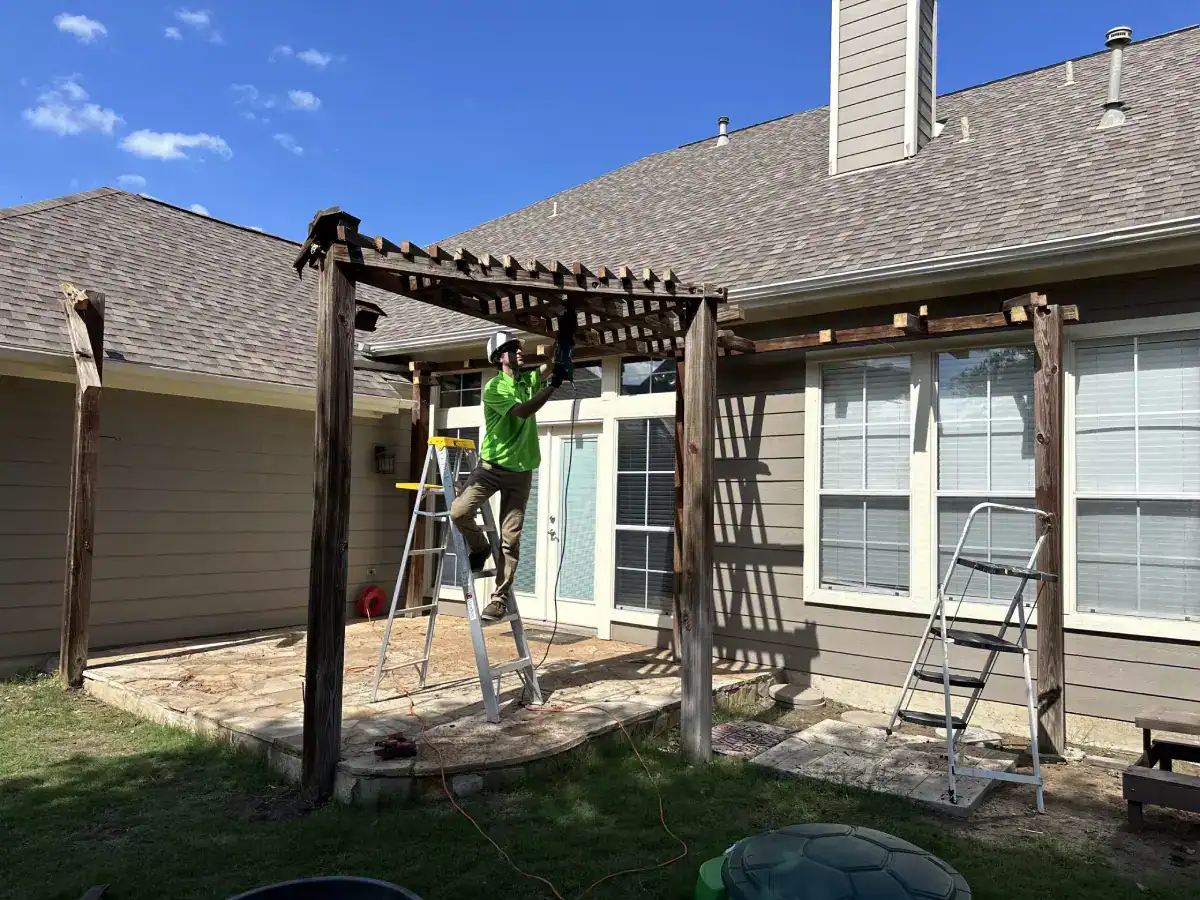Pergola demo in progress