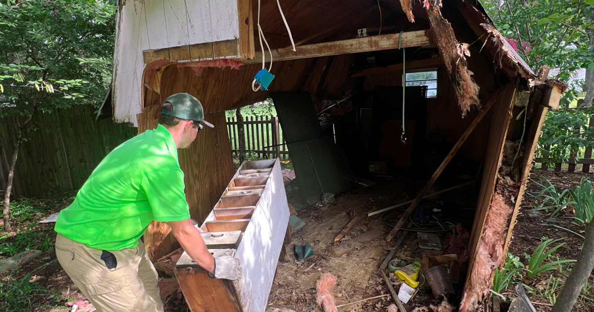 How to Safely Remove an Old Shed in Flower Mound (Without Lifting a Finger)
