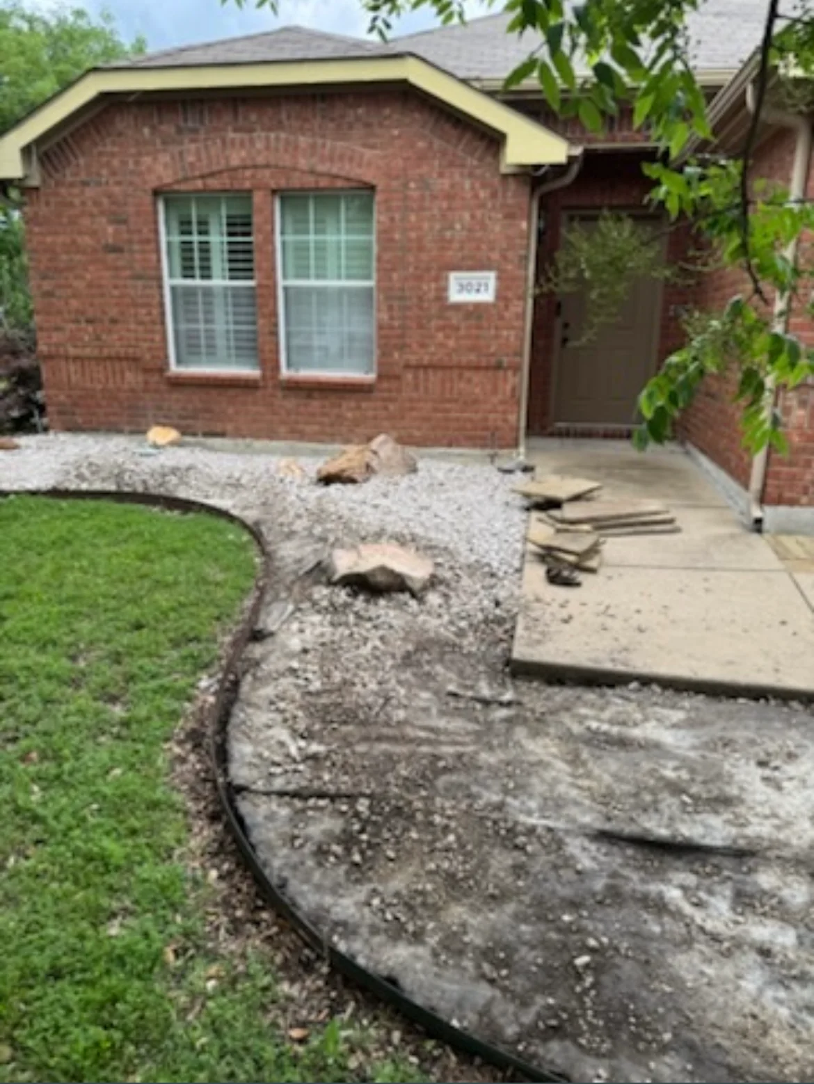 yard debris removal before
