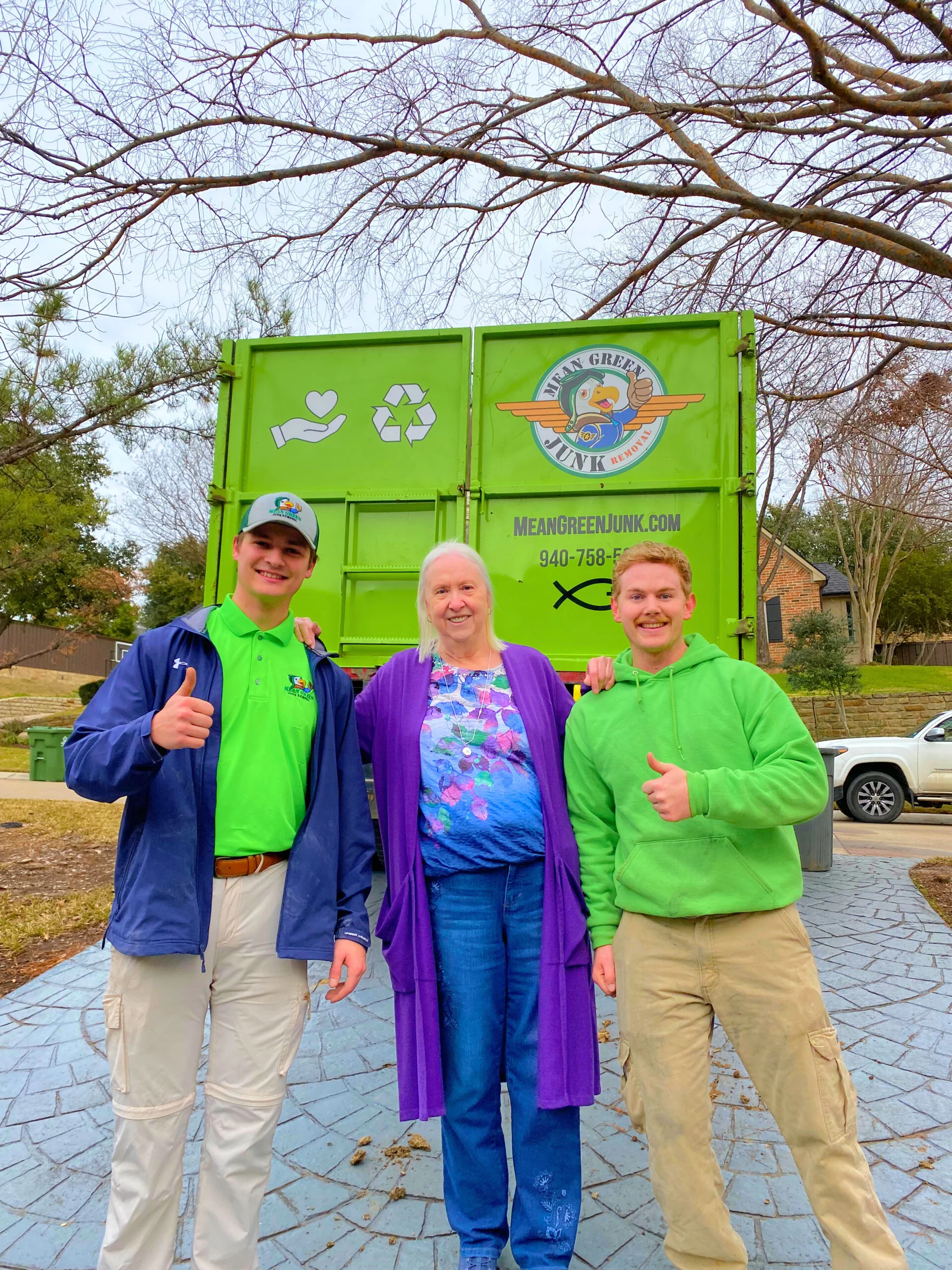 Mean Green Junk Removal client approved